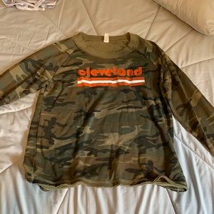 Cleveland Camo Crewneck
